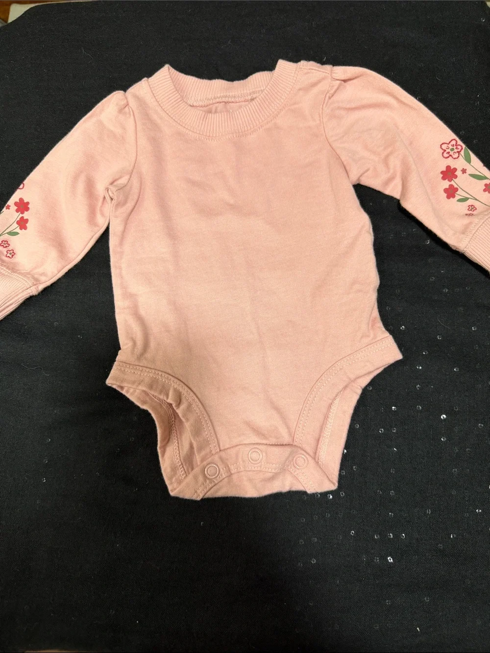 8 pcs -Assorted Carter’s, Petit Bateru and Just One Baby Girls Multi-Color